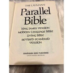 The Laymans Parallel Bible King James Modern Language Living Revised Standard Zo